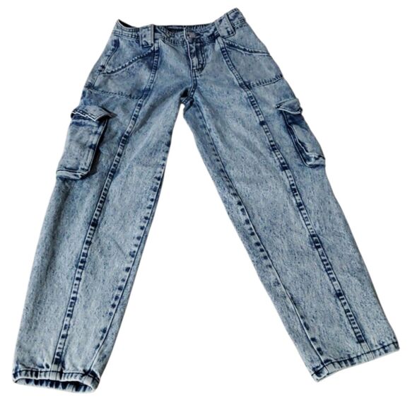 Wild Fable Acid Washed high waisted Jeans size 4 - Picture 3 of 4